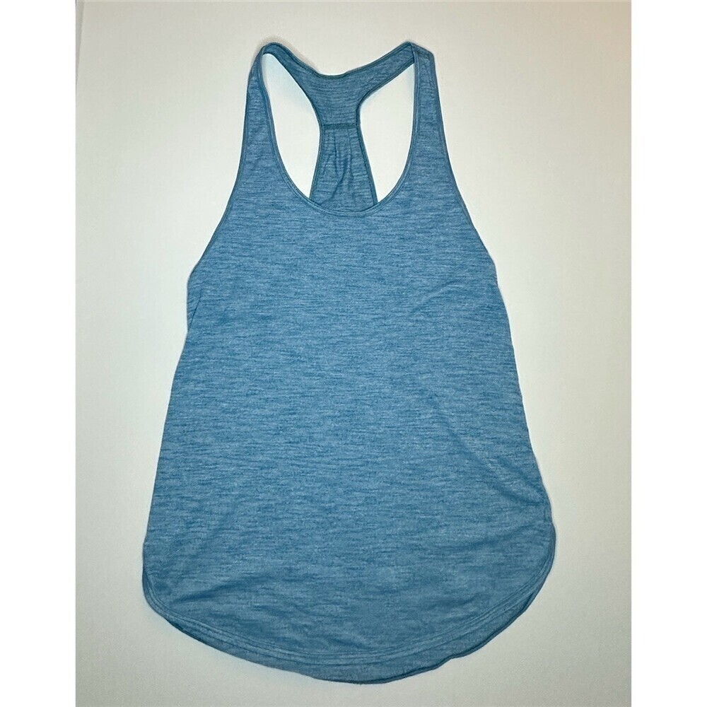 Lululemon 105 Singlet Tank Top Womens Size 2 Heathered Blue Racerback 3 for $30